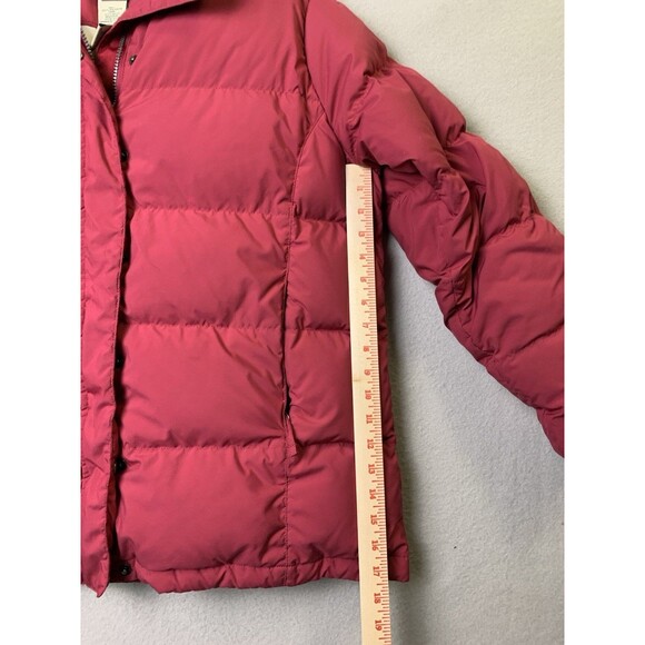 L.L. Bean Jacket Womans Size XL Pink Goose Down Puffer Winter OCCJ1 Missing Hood - Picture 7 of 8